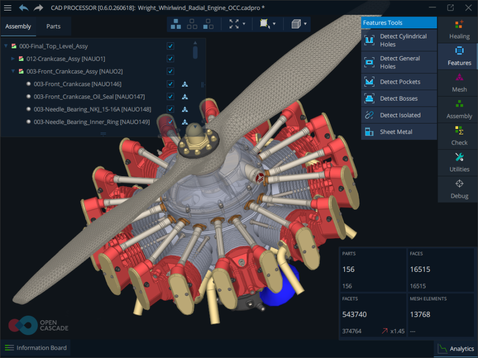 screenshot of CAD Processor